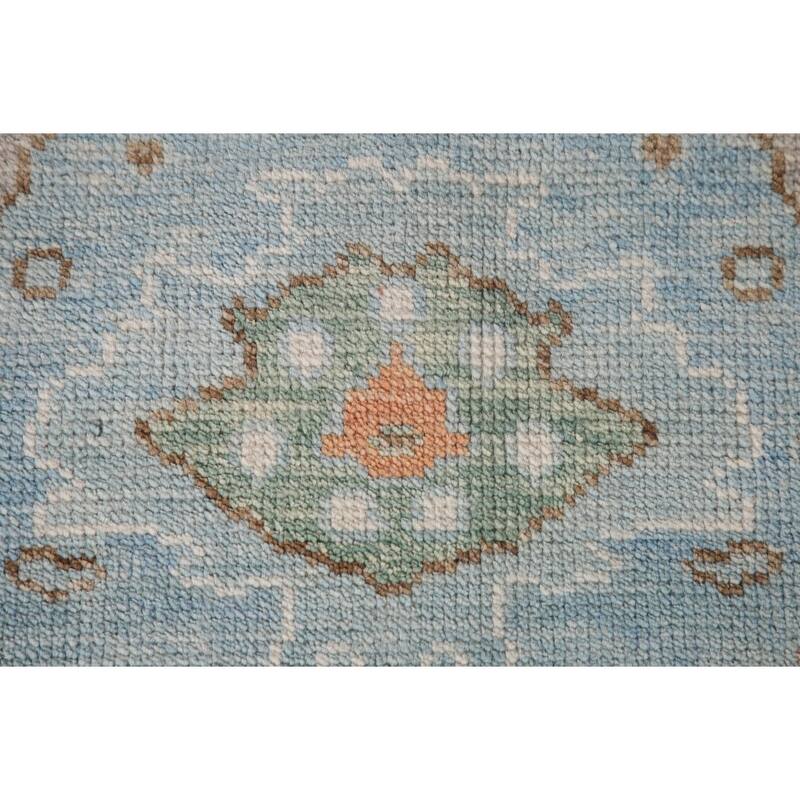 Oushak Oriental Area Rug Handmade Wool Carpet - 8'2" x 9'7"