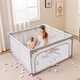 preview thumbnail 22 of 27, Honeyjoy Large Baby Playpen 50" x 50"/59" x 59" with Zipper Gate 50
