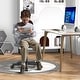 preview thumbnail 28 of 41, Height-adjustable Ergonomic Kids Desk Chair with Universal Casters-Blue