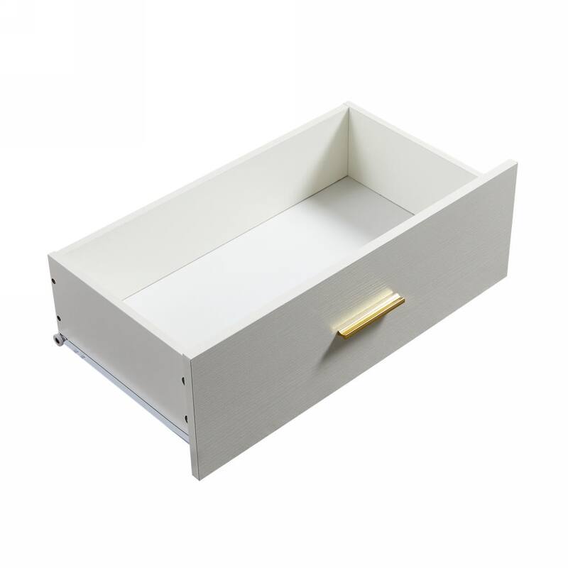 Modern and Elegant 8-Drawer Dressing Table Entryway Table with Waterproof, for Bedroom, Wardrobe and Living Room