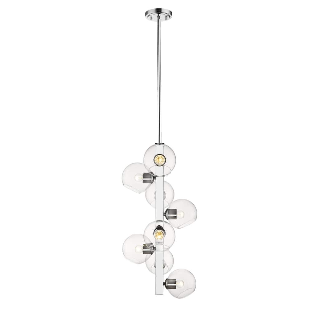 Avery Home Lighting Marquee Chrome 8-light Pendant.