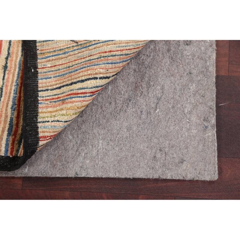 Modern Gabbeh Kashkoli Wool Area Rug Hand-knotted Home Decor Carpet - 2'6" x 3'9"