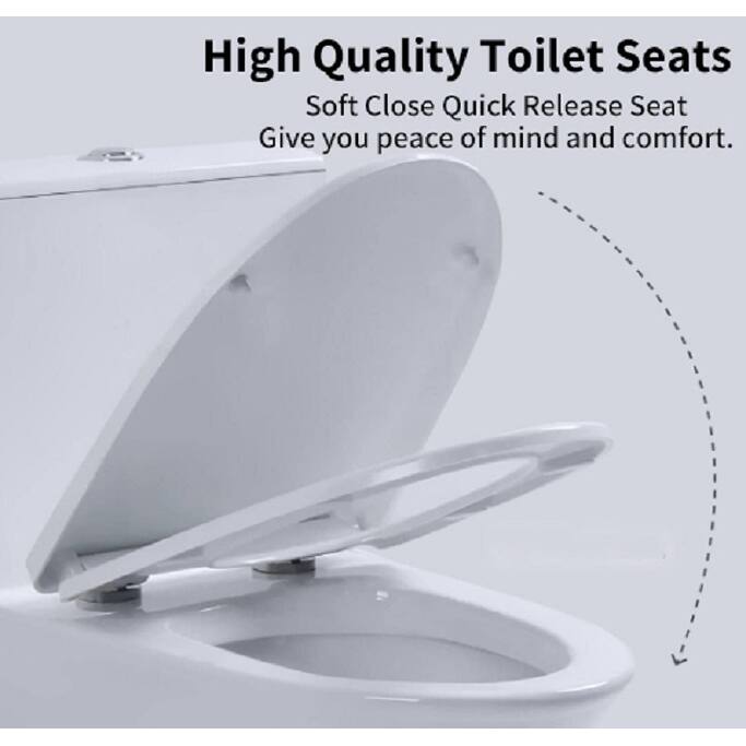 One Piece Toilet, Siphonic flushing system Elongated Standard Toilet for Bathroom
