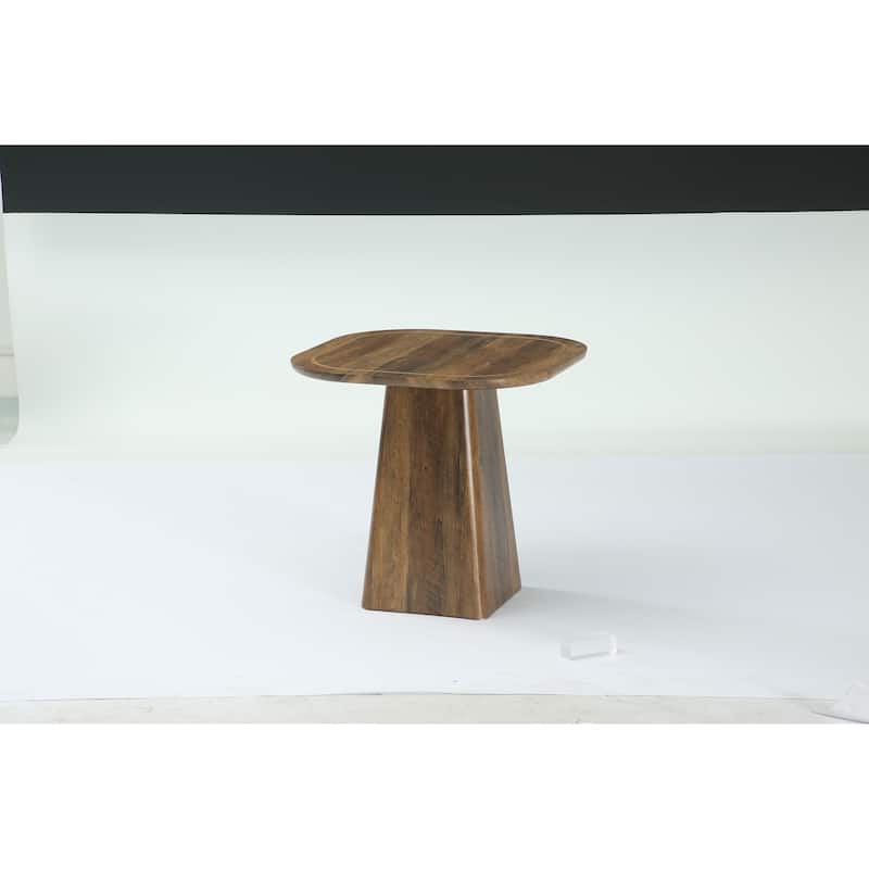 31.5" Square Dining Table for 2-4, Farmhouse Small Kitchen Table - Rustic Brown