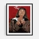 Mia Wallace Smoke Digital Pulp Fiction TV Movies Art Print/Poster - Bed ...