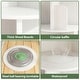 preview thumbnail 40 of 102, 4/5/6 Tiers Round Rotating Bookcase, Revolving Floor Standing Bookshelf Corner Organizer Display