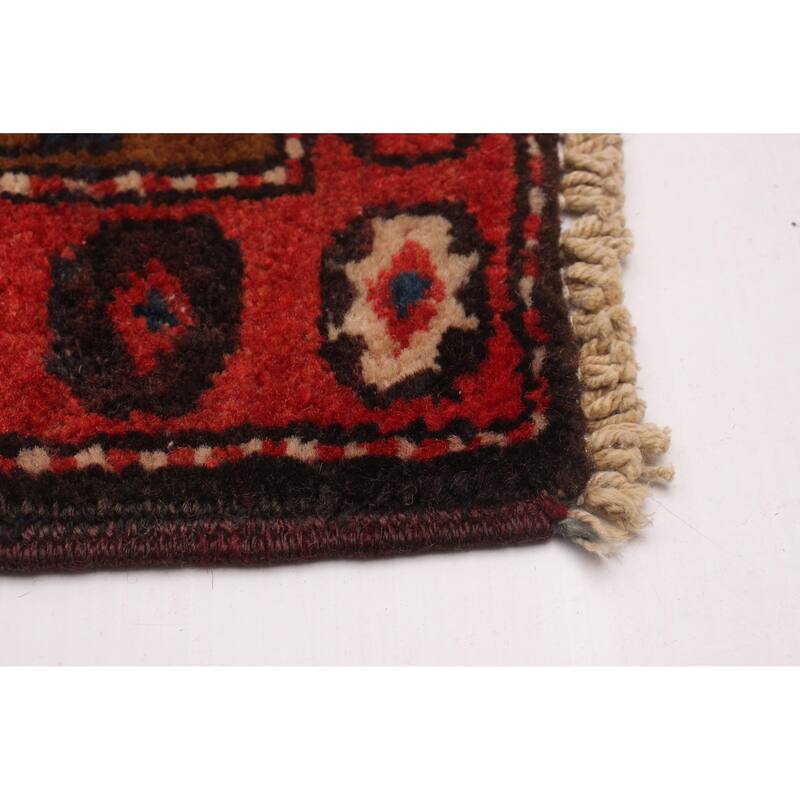 ECARPETGALLERY Hand-knotted Konya Anatolian Red Wool Rug - 3'7 x 10'7