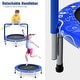 preview thumbnail 6 of 10, Costway 36'' Kids Trampoline Rebounder W/Full Covered Handrail & Pad