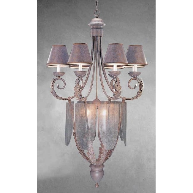 Volume Lighting V3492 Rylos 12 Light 2 Tier Chandelier - Prairie Rock