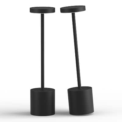 13in Cordless Table Lamp Rechargeable Battery Operated LED Desk Lamp - N/A
