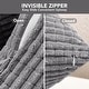 preview thumbnail 23 of 90, Deconovo Throw Pillow Covers, Corduroy Striped Decorative Covers, Set of 4
