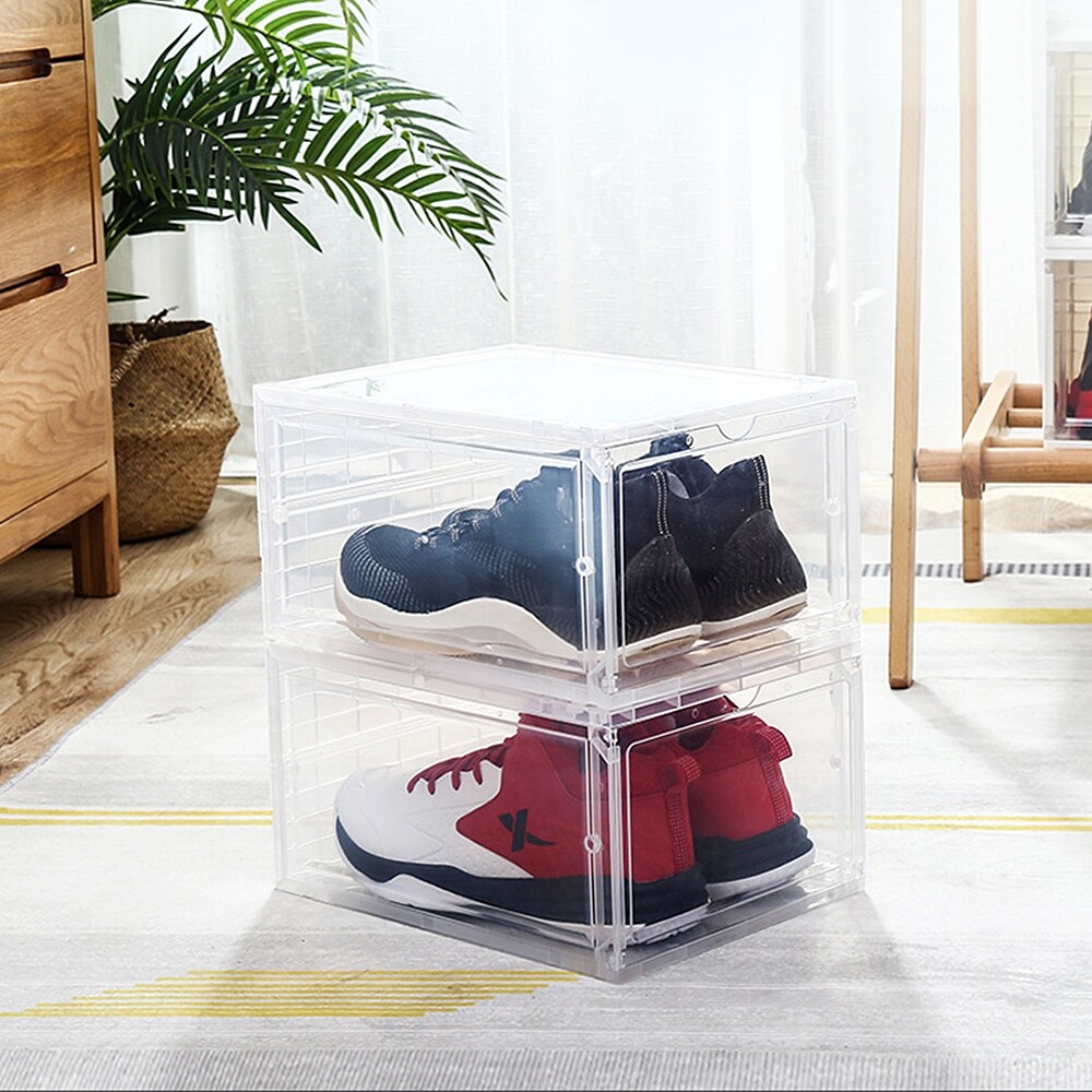 Plastic storage cheap bins for shoes