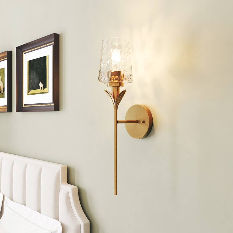 Acroma Indoor Wall Candle Sconces - Brass