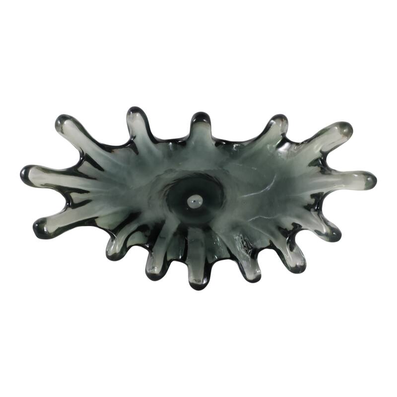 Glass Sculpture Artistic Agua Splash Elegant Decorations Living Room