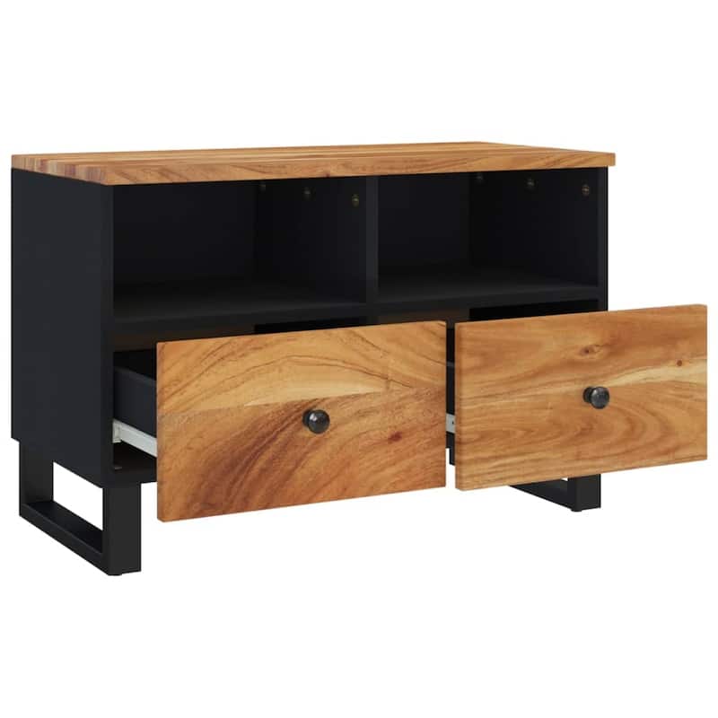 vidaXL TV Stand 27.6"x13"x18.1" Solid Wood Mango