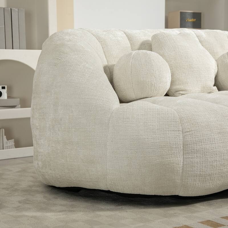 Lounger Bean Bag Chair With 3 Pillows