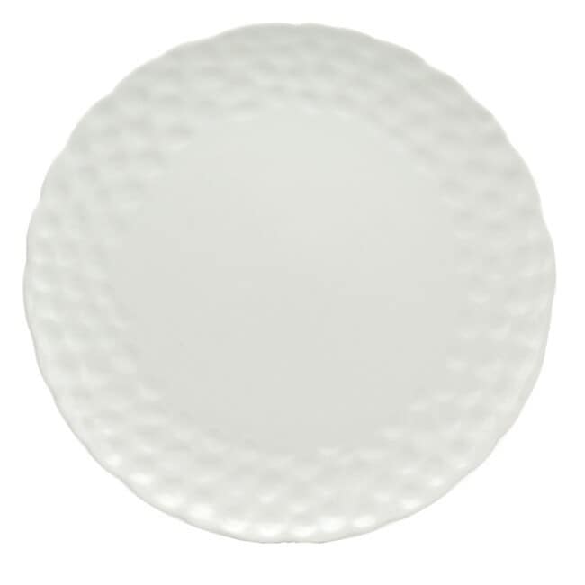 Red Vanilla Marble Salad Plate 8.25" (Set of 6)
