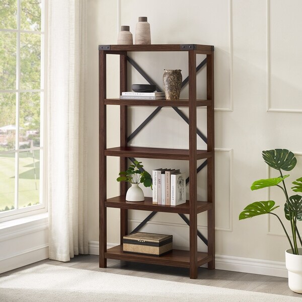 ZXNYH Wisdom Tree Bookshelf with Lights, Desktop Wooden Book