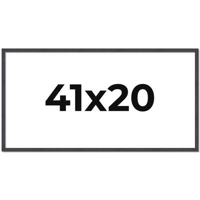 41x20 Frame Brown Picture Frame - Complete Modern Photo Frame Includes