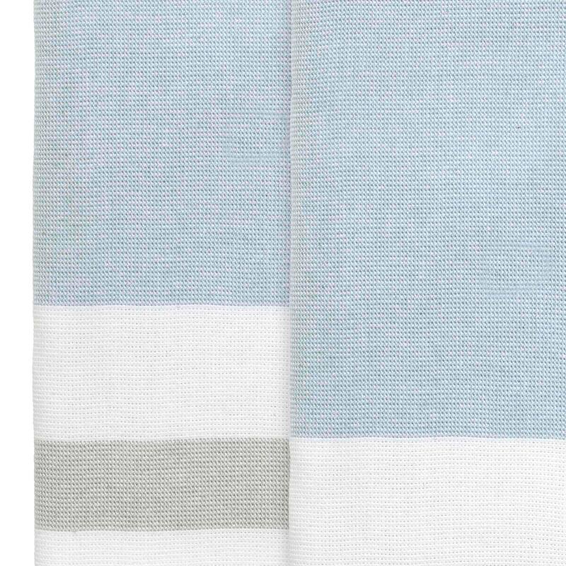 Izod Clubhouse Stripe Blue 2-Pack Bath Towel Set - Bath Towel 2pk Set