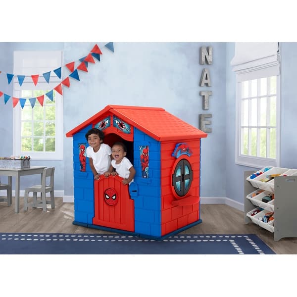 slide 2 of 5, Marvel Spider-Man Plastic Indoor/Outdoor Playhouse with Easy Assembly