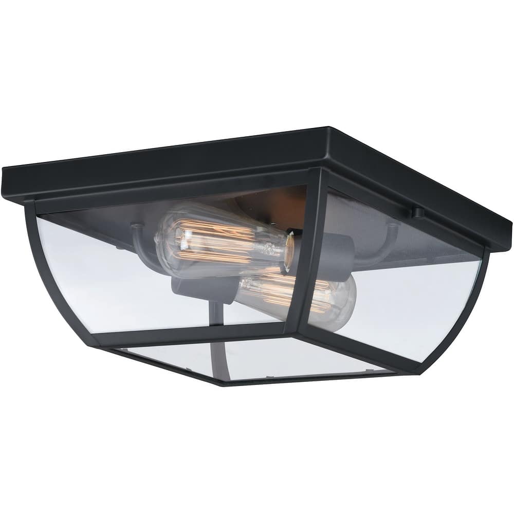 Vaxcel Lighting Granville 2 Light Outdoor Flush Mount Ceiling Fixture