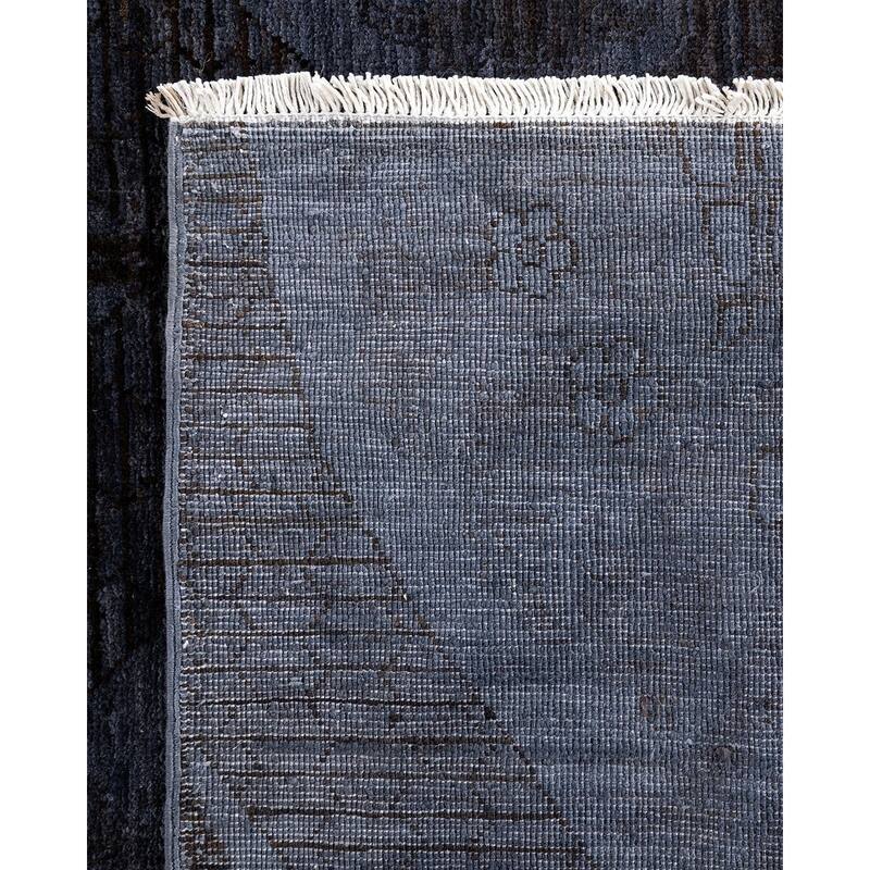 Vibrance One-of-a-Kind Hand-Knotted Area Rug - Gray, 5' 10" x 8' 9" - 5' 10" x 8' 9"
