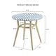 preview thumbnail 12 of 50, Contemporary Aluminum 3-piece Kid's Patio Outdoor Table and Chair Set by Furniture of America