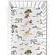 preview thumbnail 2 of 4, Sweet Jojo Designs Jungle Animals Boy Girl Gender Neutral Unisex 2 Pack Fitted Crib Sheets Boho Wildlife Safari Animal Elephant