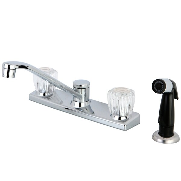 Kingston Brass FB122 Columbia 1.8 GPM Centerset Kitchen Faucet - Polished Chrome
