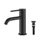 Option Matte Black W/ Pop Up Drain