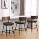 preview thumbnail 6 of 136, 26"/29" Faux Leather Swivel Counter/Bar Stools Set of 2/3