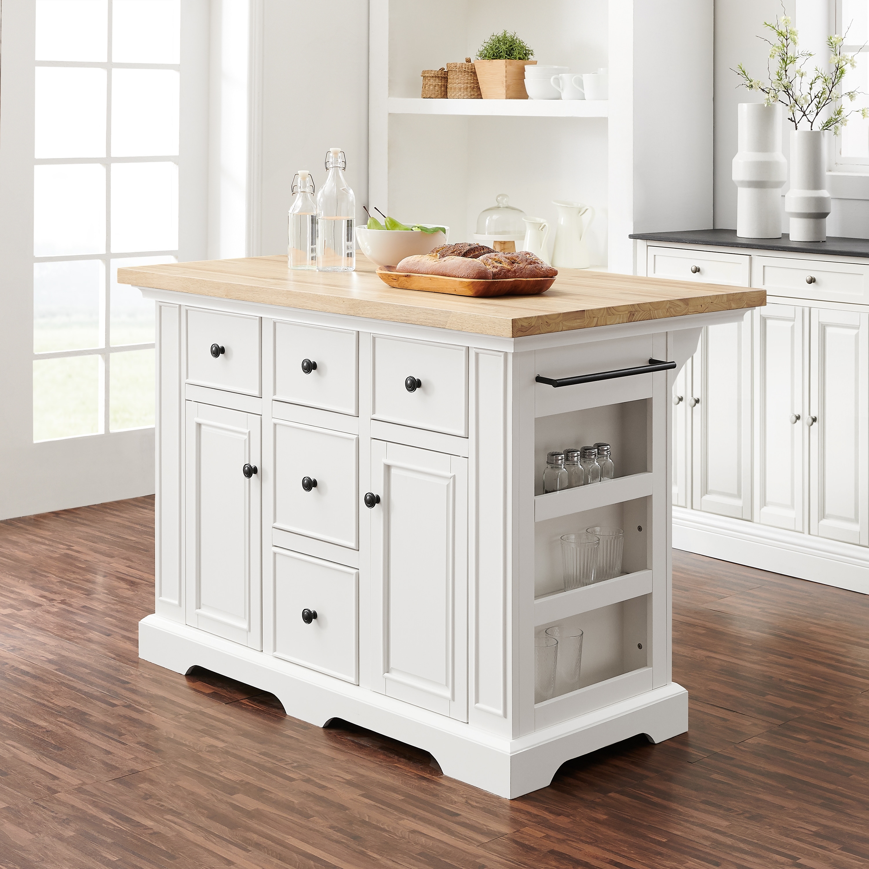Crosley Julia Wood Top Kitchen Island - 50 "W x	32 "D x 36 "H