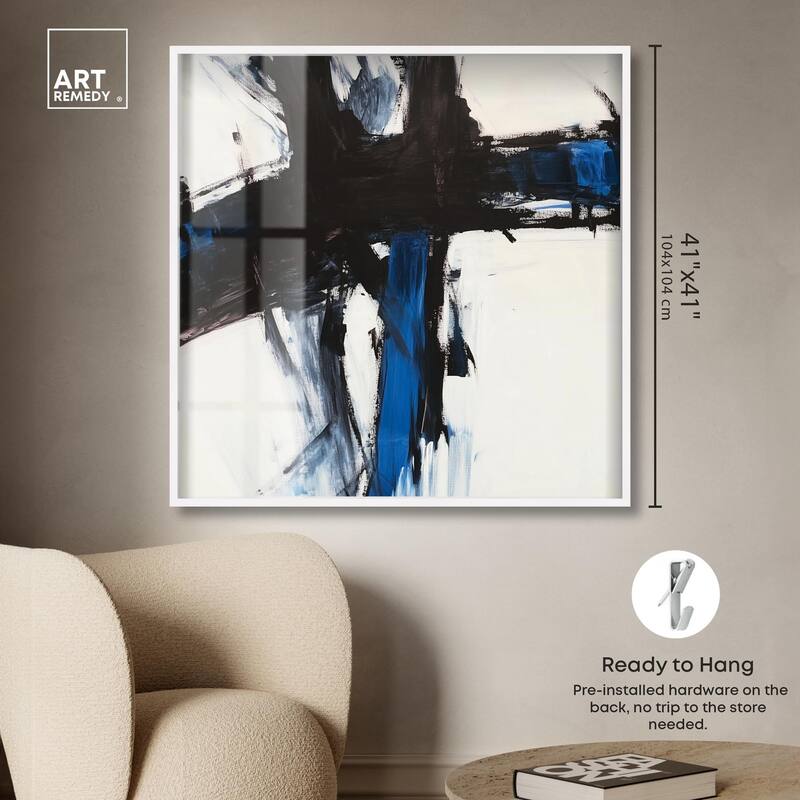 Blue Streak I Shadowbox by Art Remedy