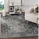 preview thumbnail 2 of 147, SAFAVIEH Adirondack Dakota Rustic Shabby Chic Distressed Rug 3' x 5' - Grey/Black