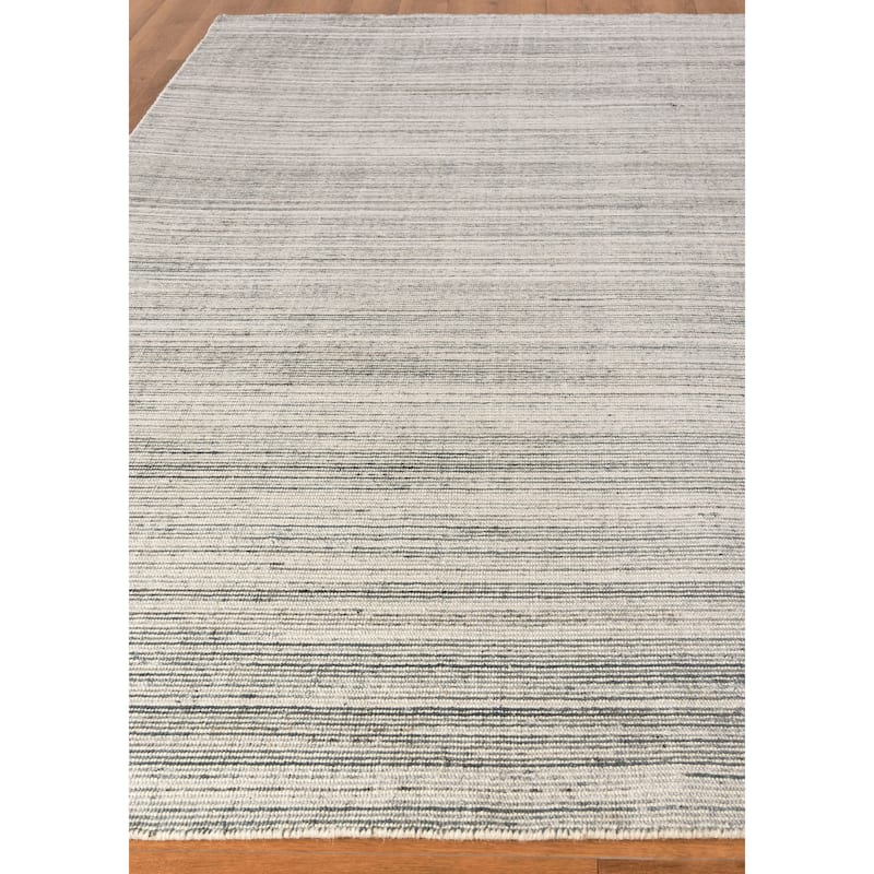 EXQUISITE RUGS Carmen Hand-loomed PET yarn Ivory/Blue Area Rug.