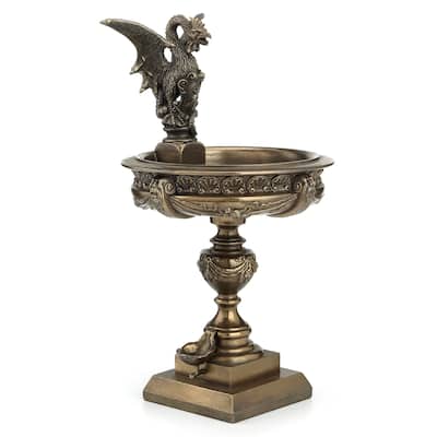 Veronese Design 9.1 H Dragon Fountain Cold Cast Bronze