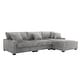 preview thumbnail 75 of 153, 118.4"W Plush Modular Sectional Sofa with Pillows