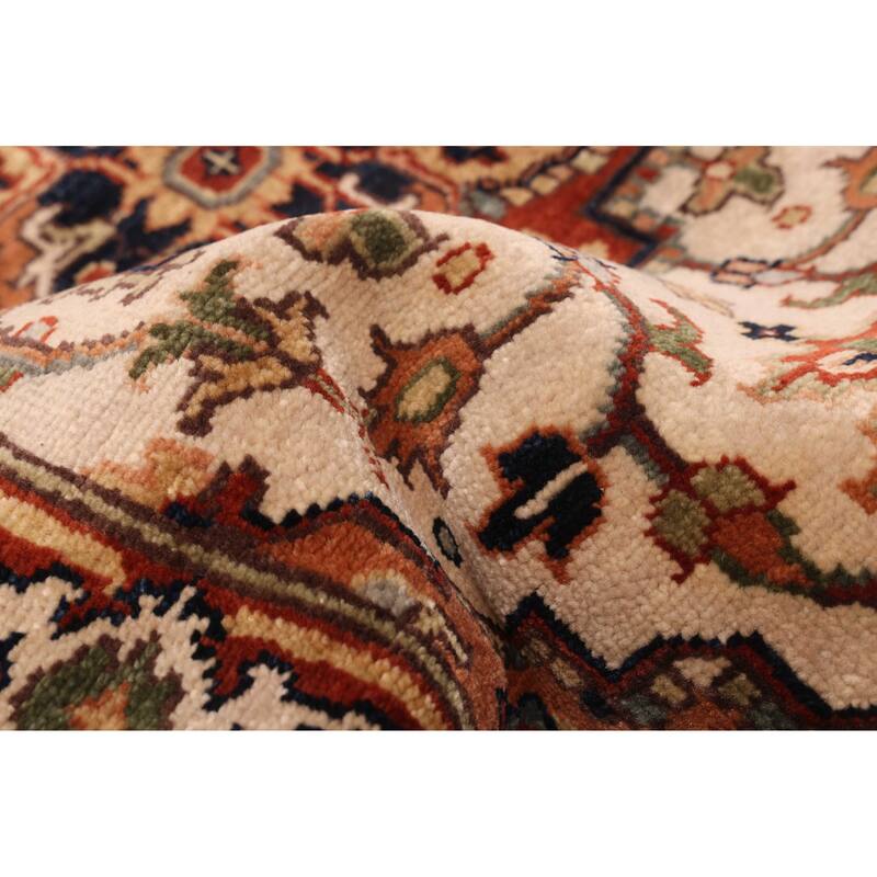 ECARPETGALLERY Hand-knotted Jules Sultane Cream Wool Rug - 2'6 x 9'11