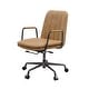 preview thumbnail 4 of 9, Leather Executive Office Chair, 360 Swivel Ergonomic Chair, Rolling Desk Chair with Adjustable Height and Wheels - N/A