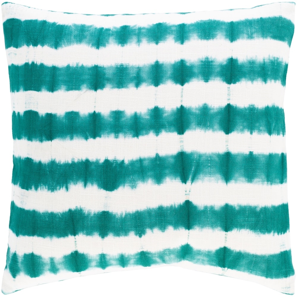 Artistic Weavers Saran Tie-Dye Striped Cotton Throw Pillow