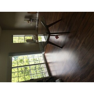 Carson Carrington Videbaek Walnut Dining Table Base - 30.25" x 28.75" x 30.25"