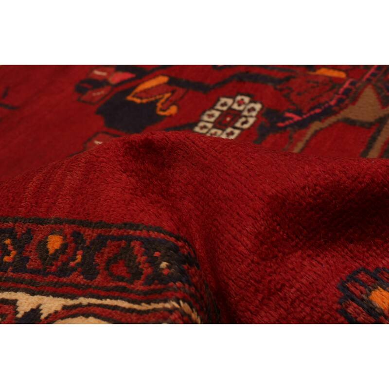 ECARPETGALLERY Hand-knotted Konya Anatolian Red Wool Rug - 5'6 x 10'11