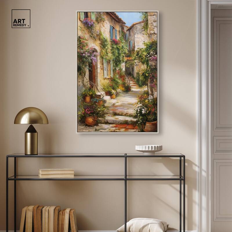 Mediterranean Charm II Canvas by Art Remedy