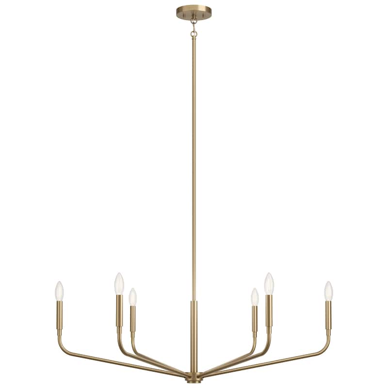 Kichler 52719 Madden 6 Light 38" Wide Taper Candle Style Chandelier