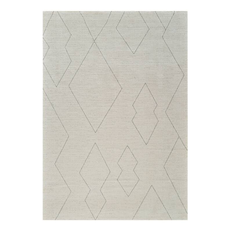 Betab Distressed Abstract Modern Stain Resistant Woven Durable Area Rug By HomeRoots