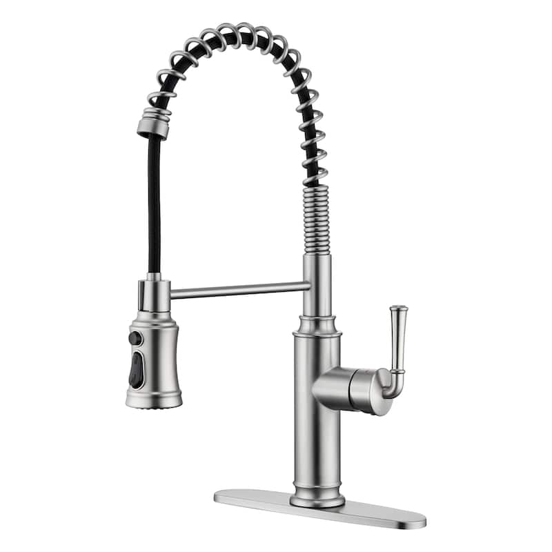 Single Handle Pull Down Sprayer Kitchen Faucet with Touchless Sensor