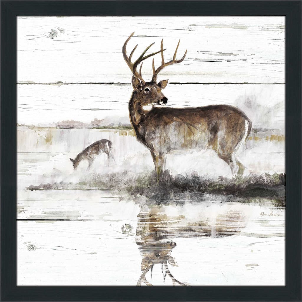 "Rustic Misty Deer" by Ruane Manning Print on Acrylic