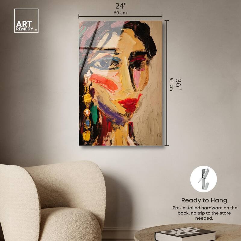 Colorful Expression I Acrylic by Art Remedy, Ready to Hang