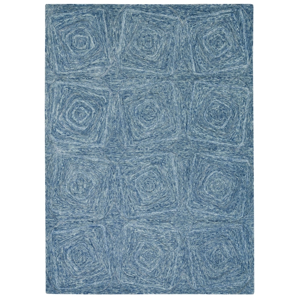 Domani Craft Geometric Wool Hand-Tufted Area Rug